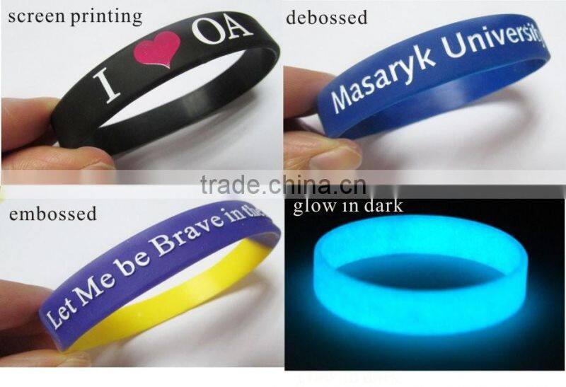 Wholesale Custom Bulk Cheap Silicone Wristbands