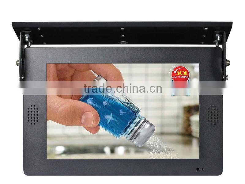Bus/Car ceiling mount 1080P HD 19 inch advertising lcd monitor display