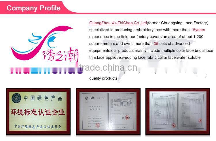 ZP0017-MK165 Ivory Exquisite Wedding Dress Bridal Corded Handmade Beaded Lace Fabric