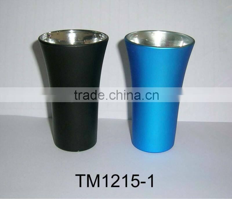 metallic glass palm tree