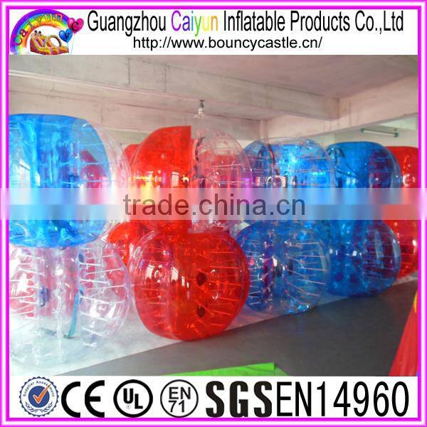 Best TPU inflatable ball suit human bumper bubble ball