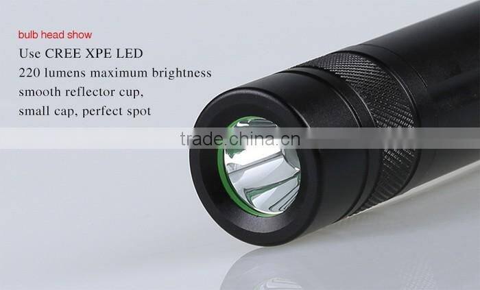Supfire mini gift led flashlight with 3 colors