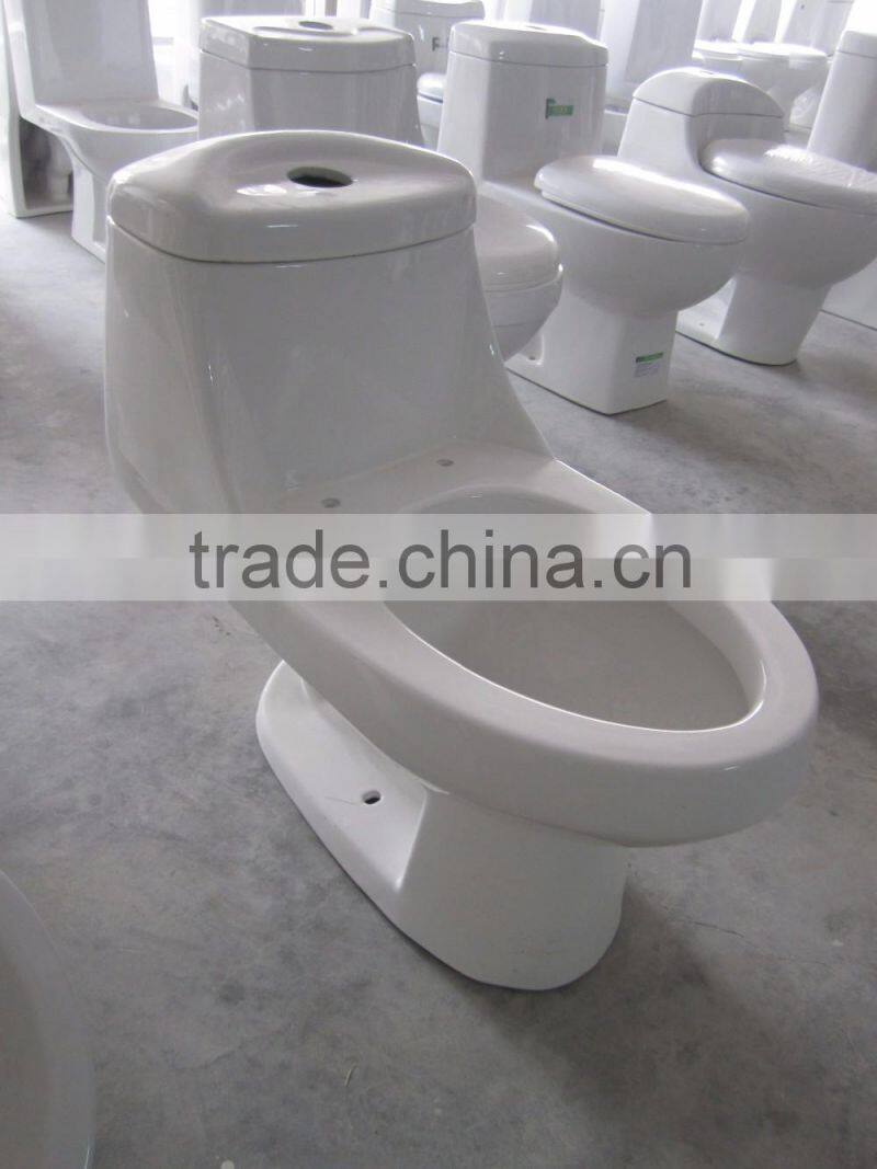 Cheap Chaozhou Siphonic one piece S-trap WC toilet bathroom ceromic commode