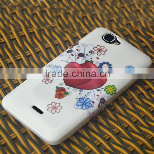 high quality print soft silicon tpu Case for Wiko Rainbow 4G