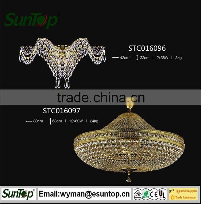 2016 best-selling crystal chandelier pendant has CE/Rohs/UL/SAA