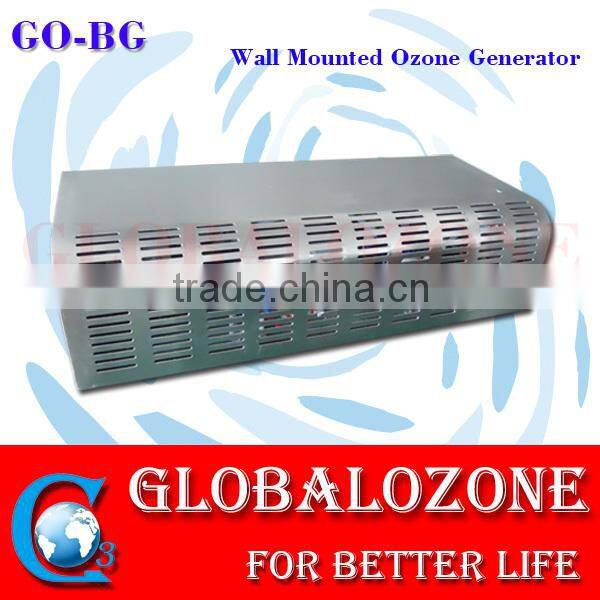 Wall mounted ozone generator cabinet for space disinfection