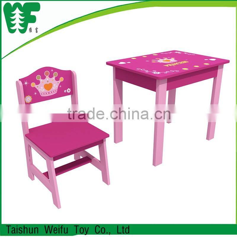 China supplier table with one chair