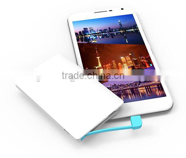 Smartphone super light portable power bank for iphone 6 2500mAh power bank factory cheap price