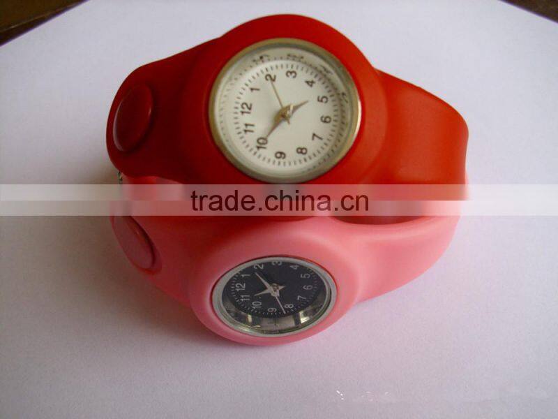 waterproof quartz movement silicon superman watch for kids
