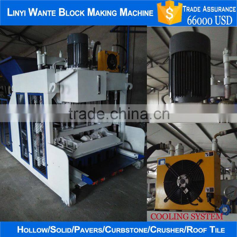 Fully automatic moveable concrete block making machine WT10-15