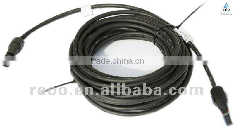 solar panel cable 4mm Reach rosh wires xlpe pv dc tinned copper solar power cable