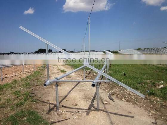 ground Solar Mount Structure galvanized ground screw for solar mounting foundat