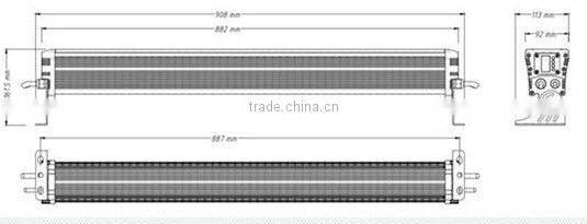 Outdoor led wall wash bar light 16pcs 10w RGBW EV W1016/DMX control stage light