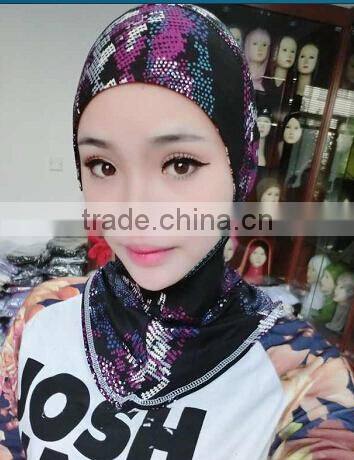 C069 new style print ninja inner underscarf,full underscarf to cover neck