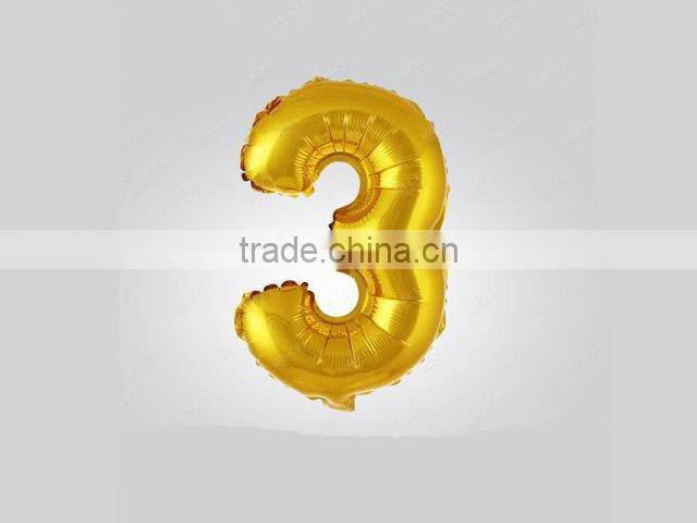 16 inches Foil number balloon,alphabet Balloons