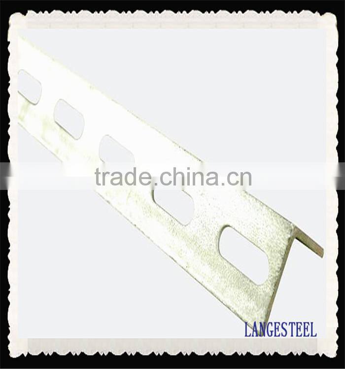 Slotted angle bar structural angle steel ASTM GB JIS standard