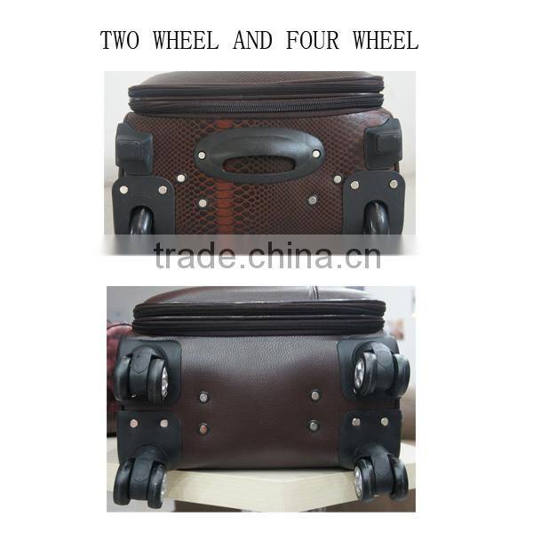 2015 fashion lady travel trolley suitcase set