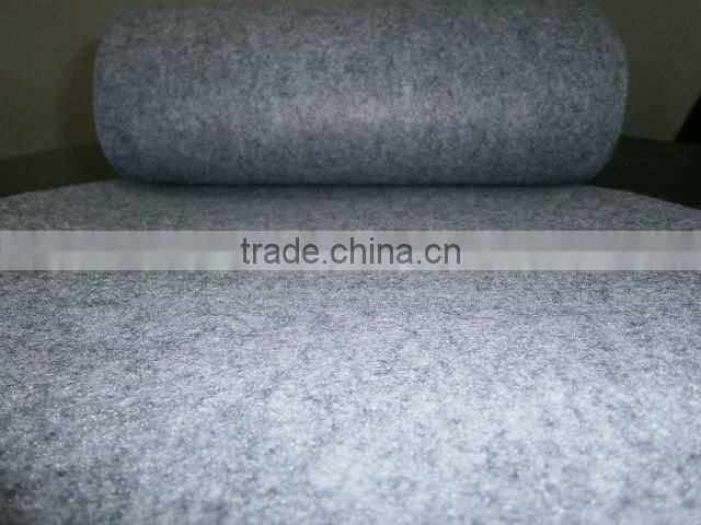 100%polyester needle punched nonwoven fabric for shoes, garment, sofa,exhibition carpet, etc