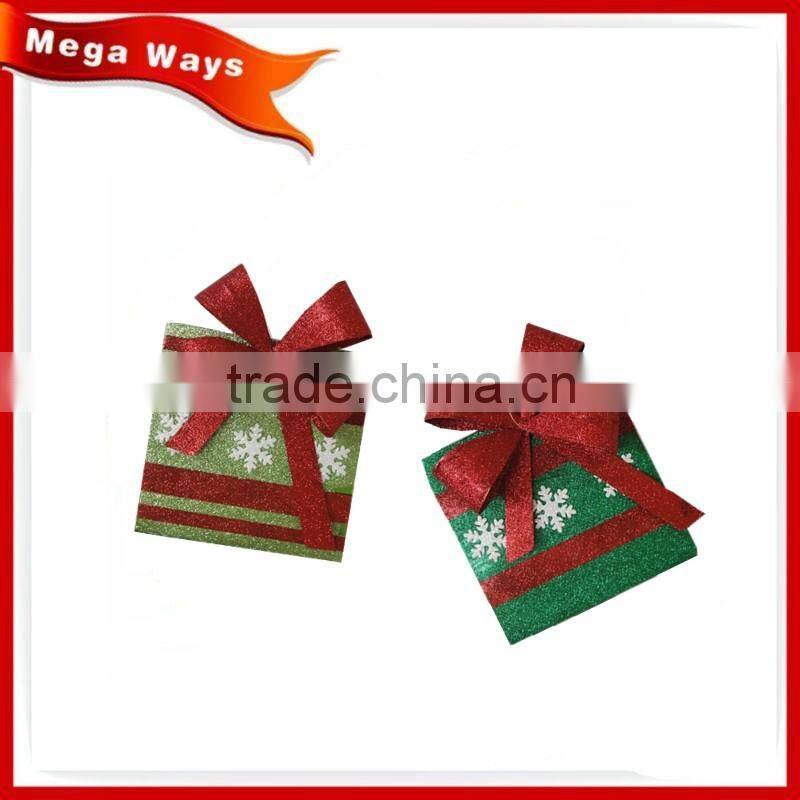 new promotional item Metal flat painting , Hanging decorations christmas decoration box