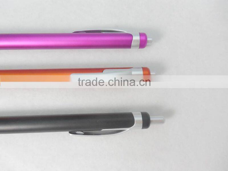 Wholesale Cheap Colorful Plastic Ballpoint Pen Without Logo Printing