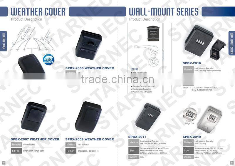 Key safe portable lock box secure storage box