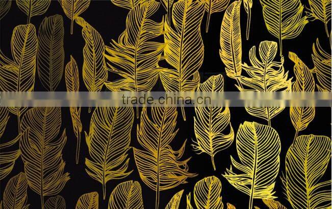 flower print polyester custom print cotton fabric wholesale microfiber newspaper print fabric