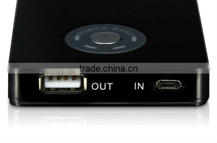 5000mAh mobile battery charger for cellphone usb output power pack