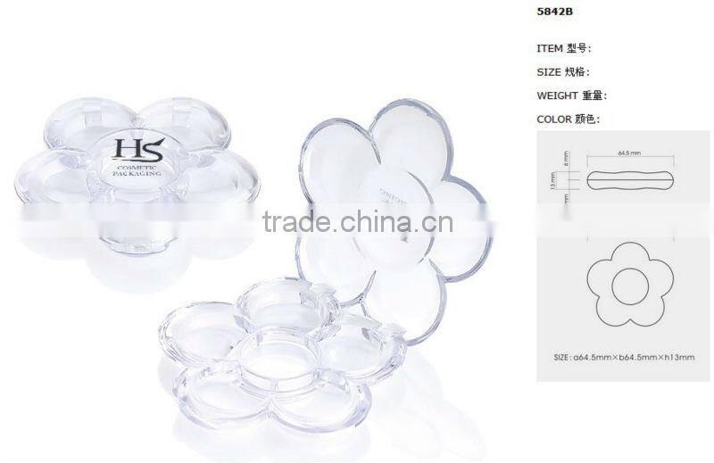 flower shaped lip gloss container