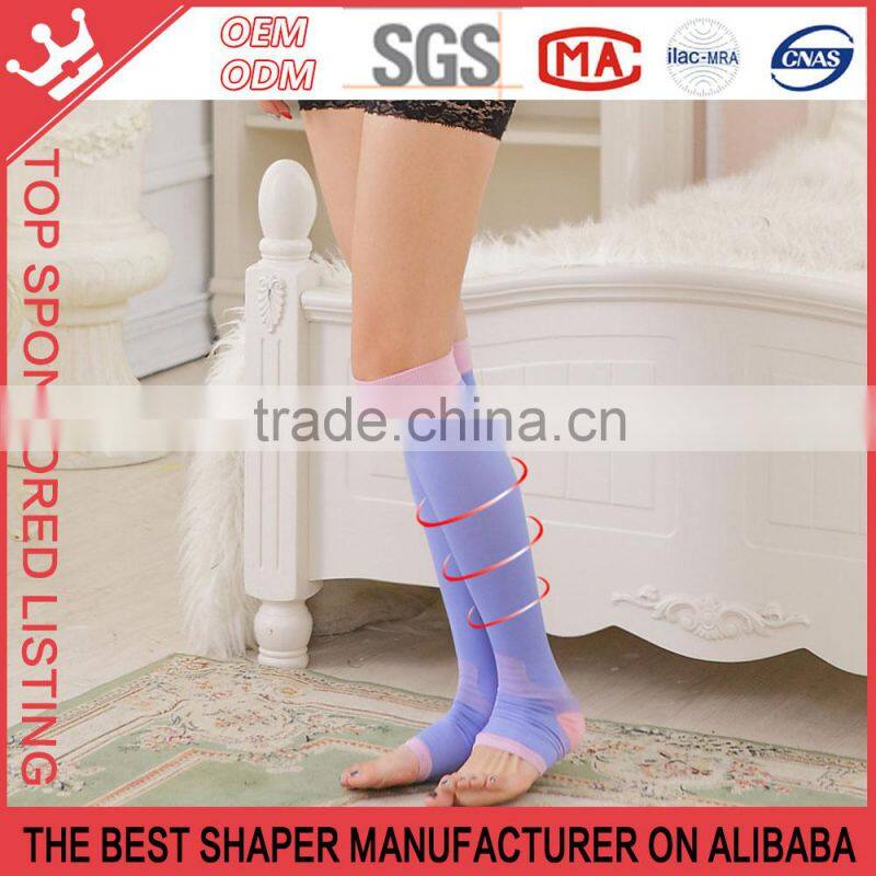 Sleep foot socks varicose beam legs purple color for ladies latest design W108