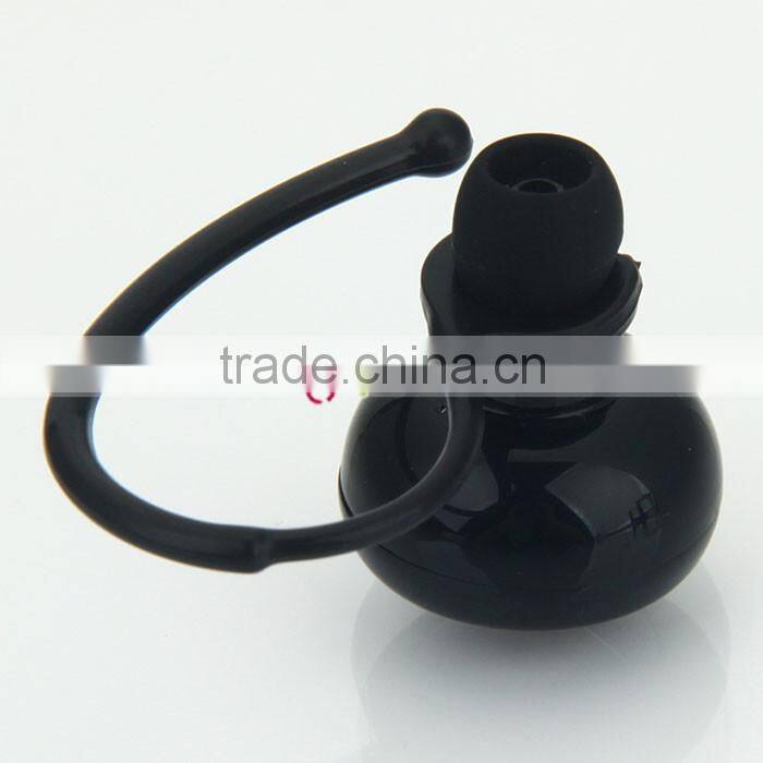 Universal Type Button Style 1-to-2 High-fidelity Stereo Wireless Bluetooth Headset Black