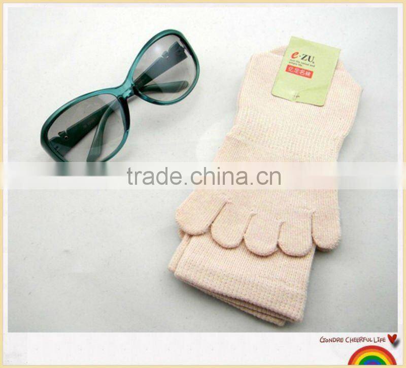 woman cotton socks wholesale price hot selling popular five fingers toe socks small MOQ can retail