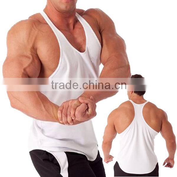 Bulk y back stringer fitness gym tank top men (lyh020080)