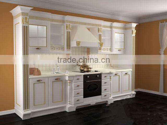 2014 new modern hot sell high quality wholesale melamine /pvc/hpl/veneer kitchen cabinet for all kind of familiy