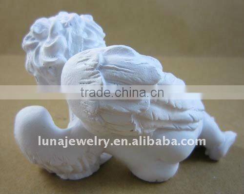 Small Size White color resin angel statue, sleeping baby angel,christmas angel