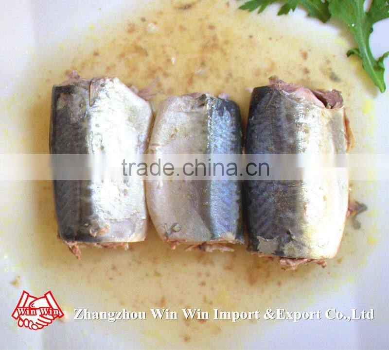 Chinese Canned Mackerel in Natural Oil to Samoa