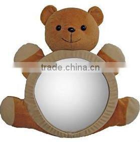plush baby car mirror/baby bear car mirror/baby car seat/baby mirror car