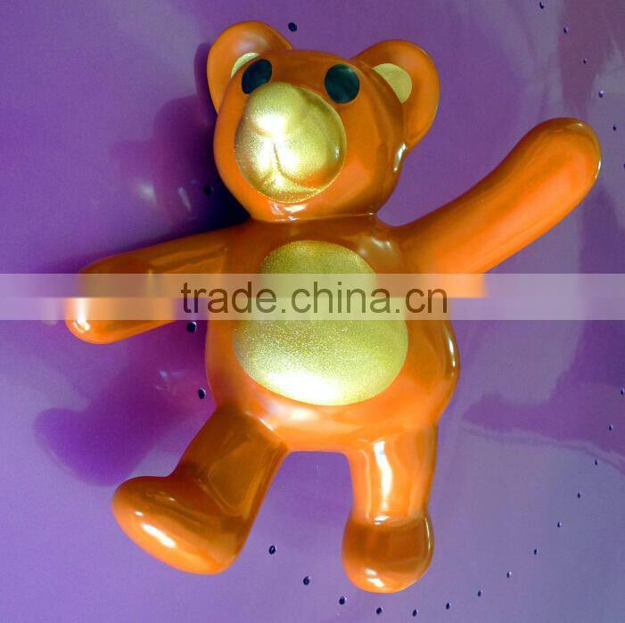 Fiberglass Christmas Little Bear Decoration Fiberglass Little Bear