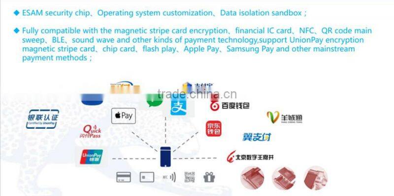 6 inch mini mobile android POS with EMV certification