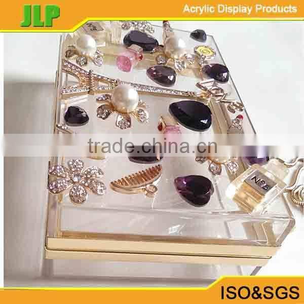 JLP factory outlet acrylic clutch bag display