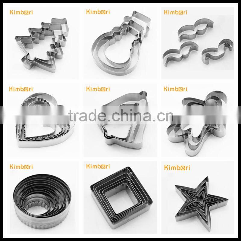 LFGB/FDA Food Grade Set of 4 New Design Stainless Steel Halloween Cookie Cutter