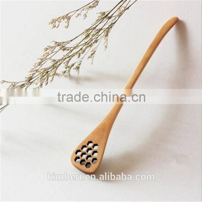 food grade FSC bamboo honey spoon