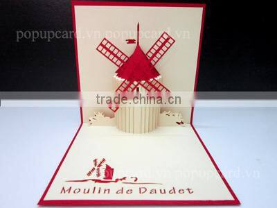 Clarinet Profesional 3d greeting pop up card