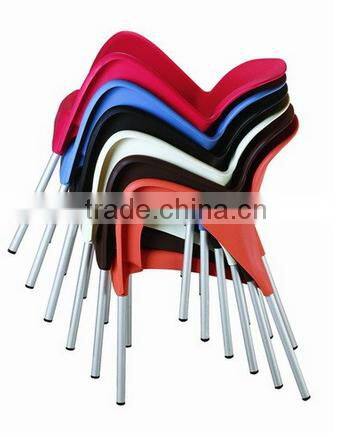 pp cheap colorful plastic chair iron legs chairs PP chair for sale for sale YPP18