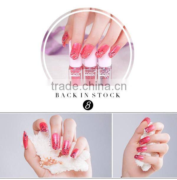 New maxdona cocktail magic 3pcs/set gradient nail polish set