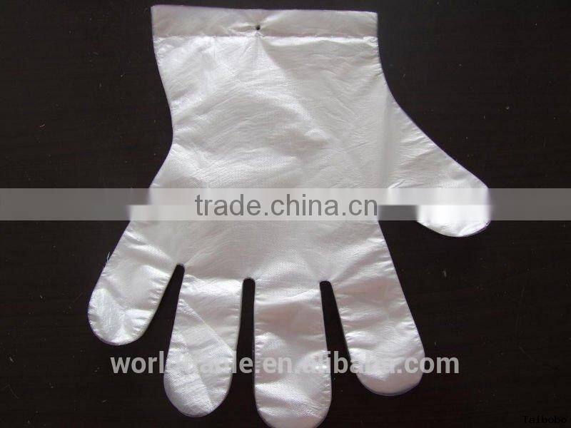 Clear PE disposable plastic gloves for household and restaurant,disposable PE glove