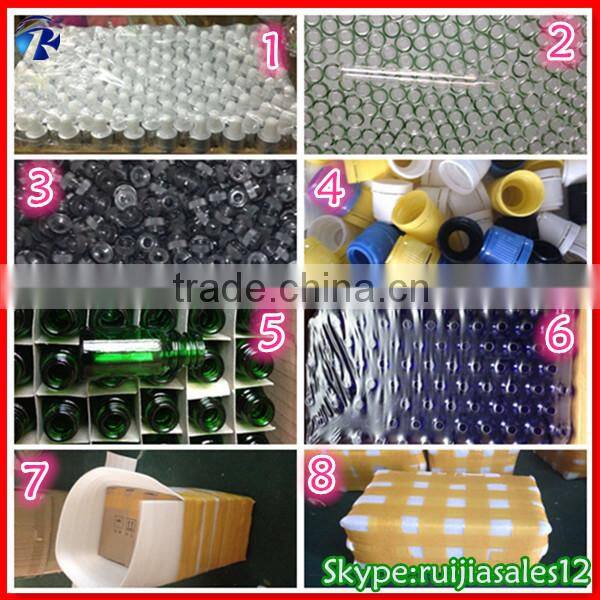 50ml ceramic white porcelain dropper bottle with silver dropper for oil