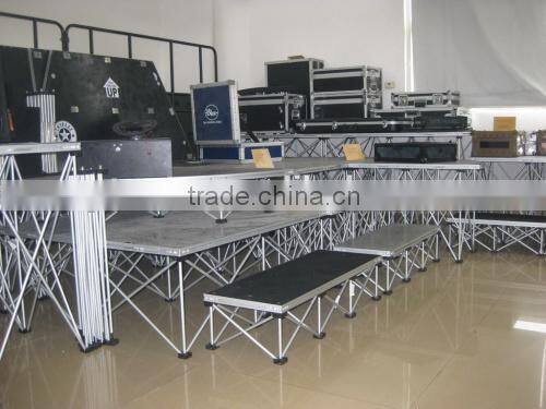 Collapsible stage/portable/movable/riser stage/indoor stage