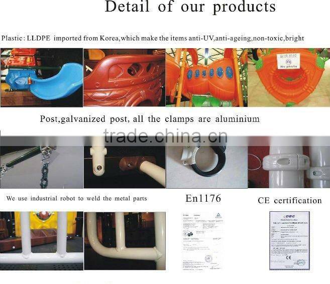 Professional China manufacturer classic kids large outdoor playground equipment climbing series