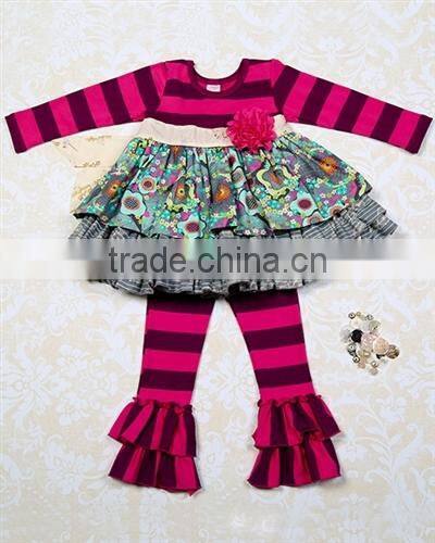 School girl outfit adorable cute halloween clothes stripe pants black top child fall outfits