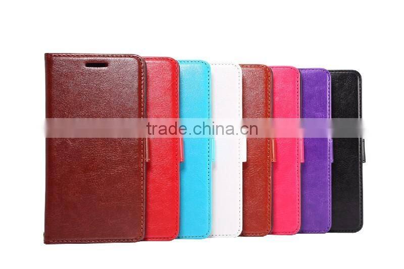 Hot sale leather phone case for Huawei Honor 6 P, factory price leather phone case,